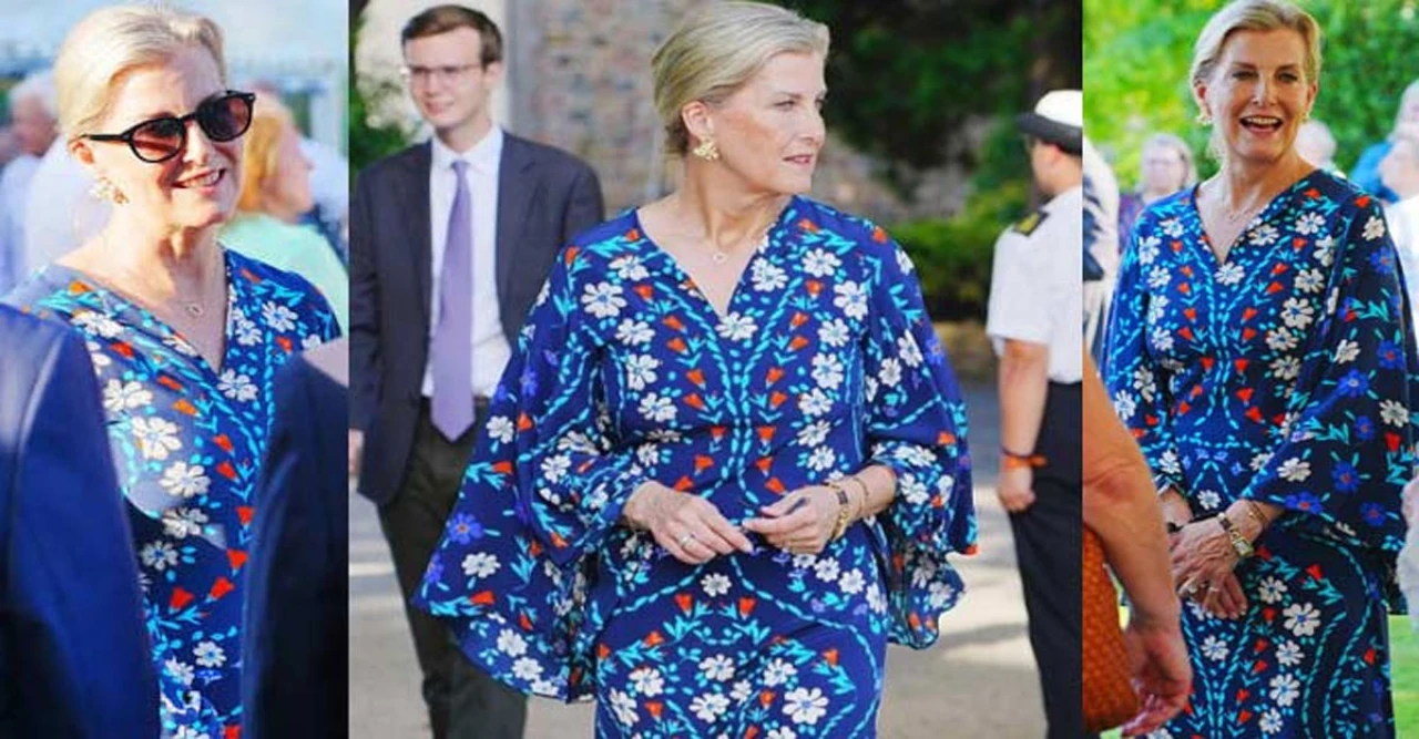 Duchess Sophie Wows in Sapphire Blue as She Masters Summer Style with Grace