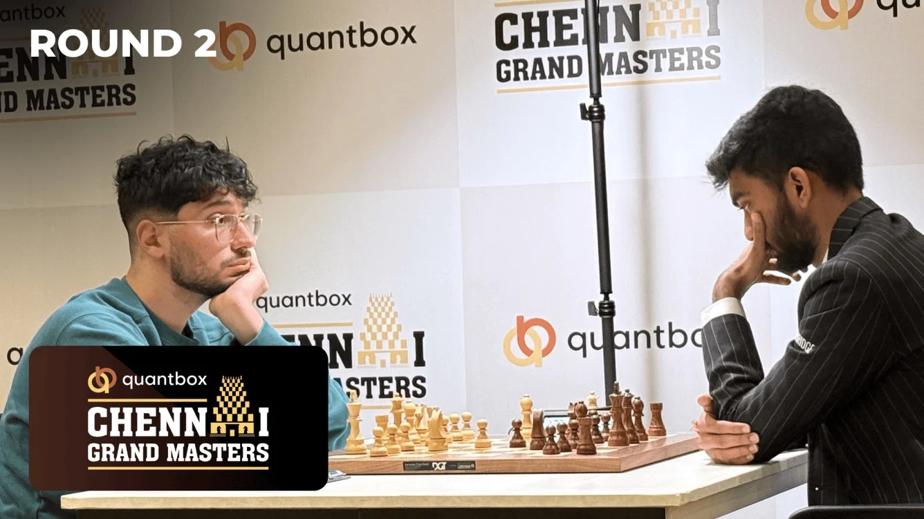 Firouzja Defeats World Champion Gukesh in Round 2 of Chennai Grand Masters 2026