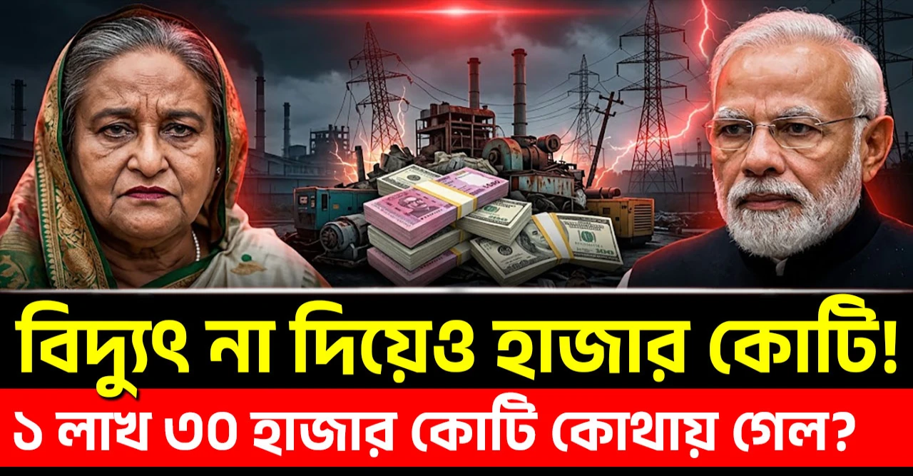 বিদ্যুৎ খাতে এক লাখ ত্রিশ হাজার কোটি টাকার রহস্য, ক্যাপাসিটি চার্জে শেষ দেশের হাজার কোটি