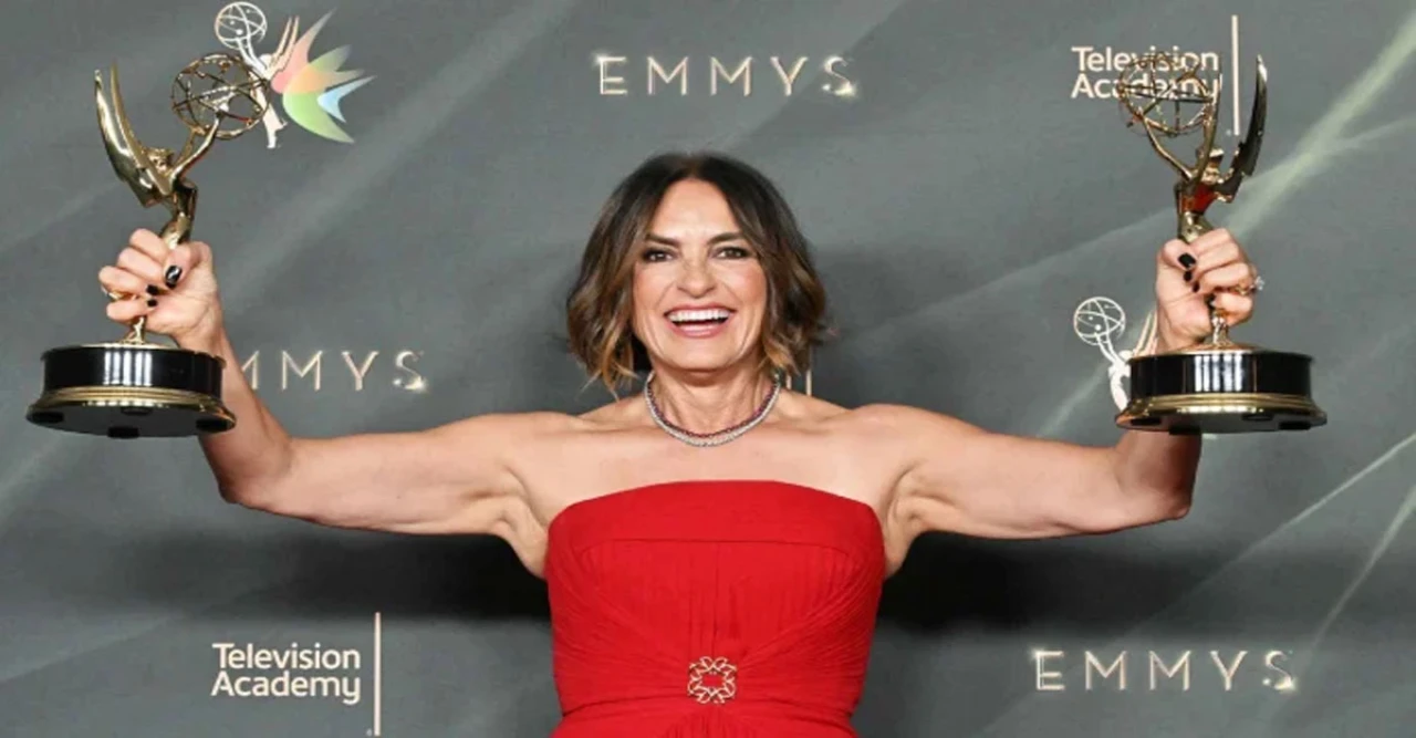 Mariska Hargitay Makes Emmys History as First Female Host in 15 Years, Twins With Daughter Amaya in Red