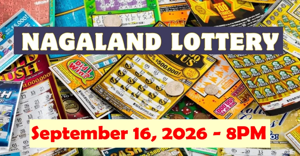Nagaland Lottery Sambad 8PM Result: Dear Dream Wednesday Draw of September 16, 2026 Announced