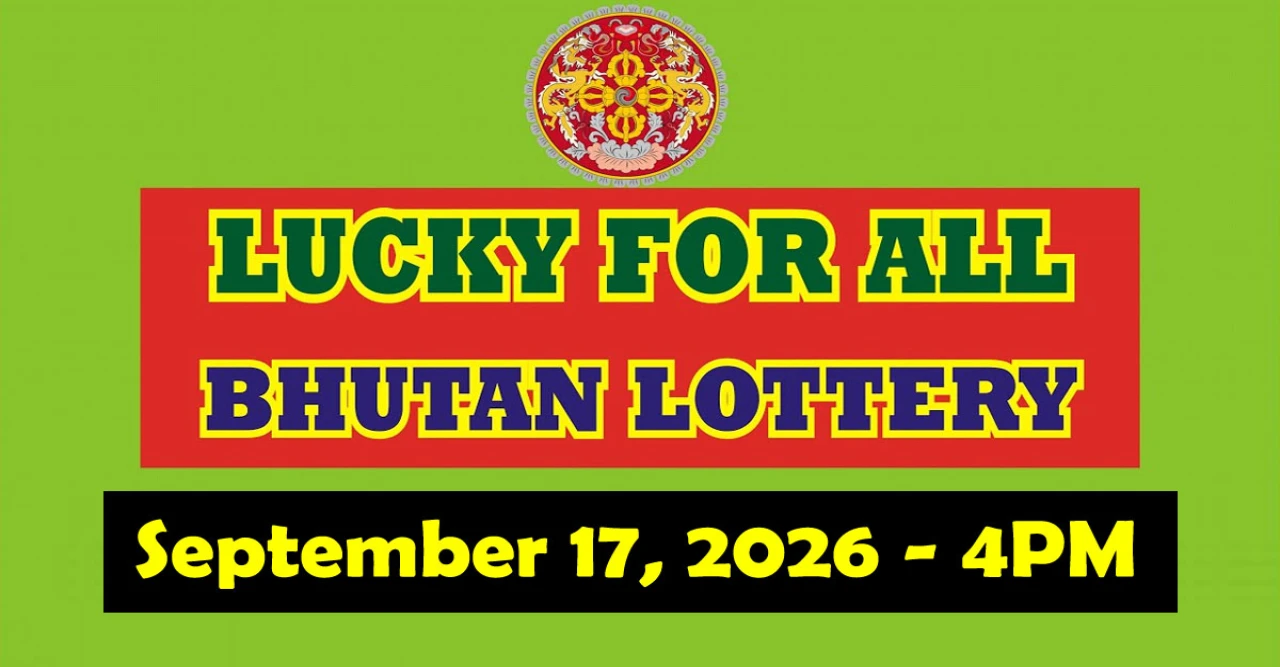 Bhutan State Lottery 4 PM Draw Results for September 17, 2026
