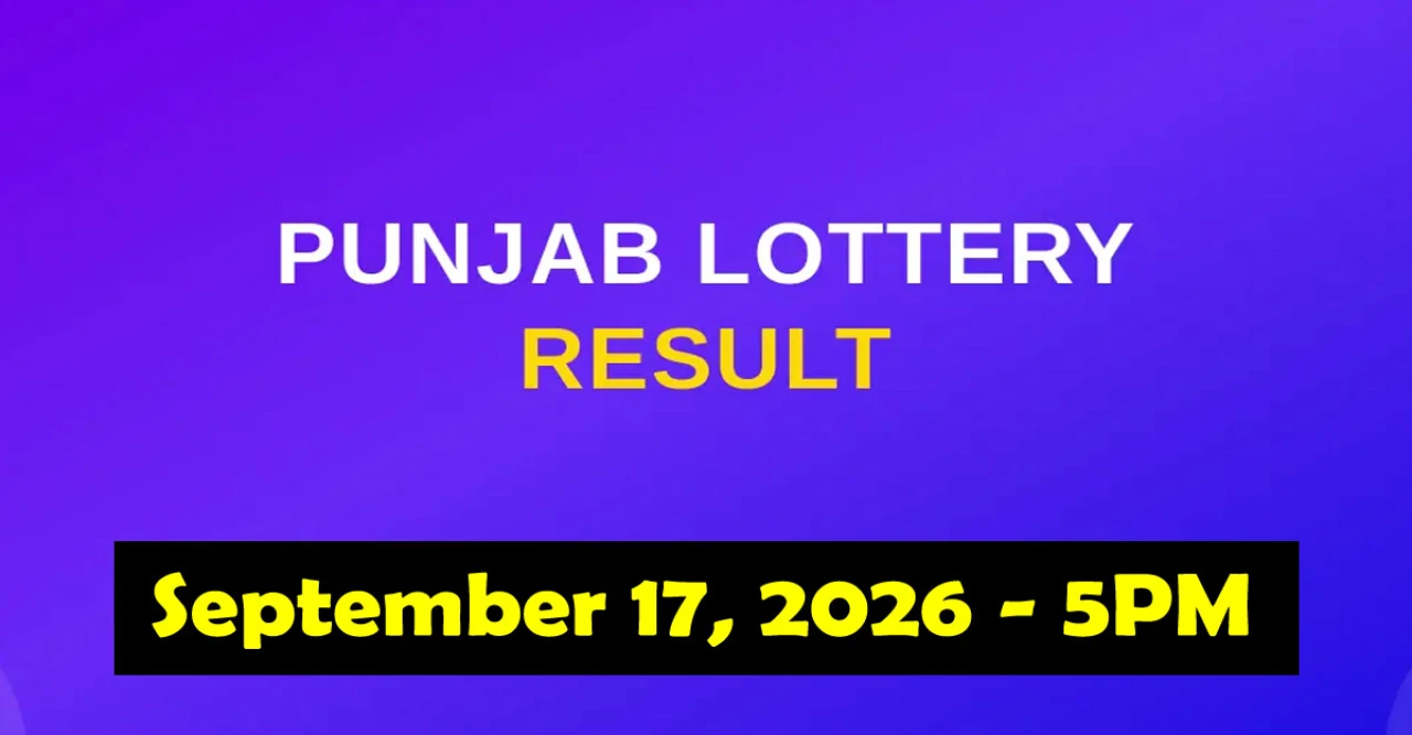 Punjab State Lottery 5 PM Draw – September 17, 2026