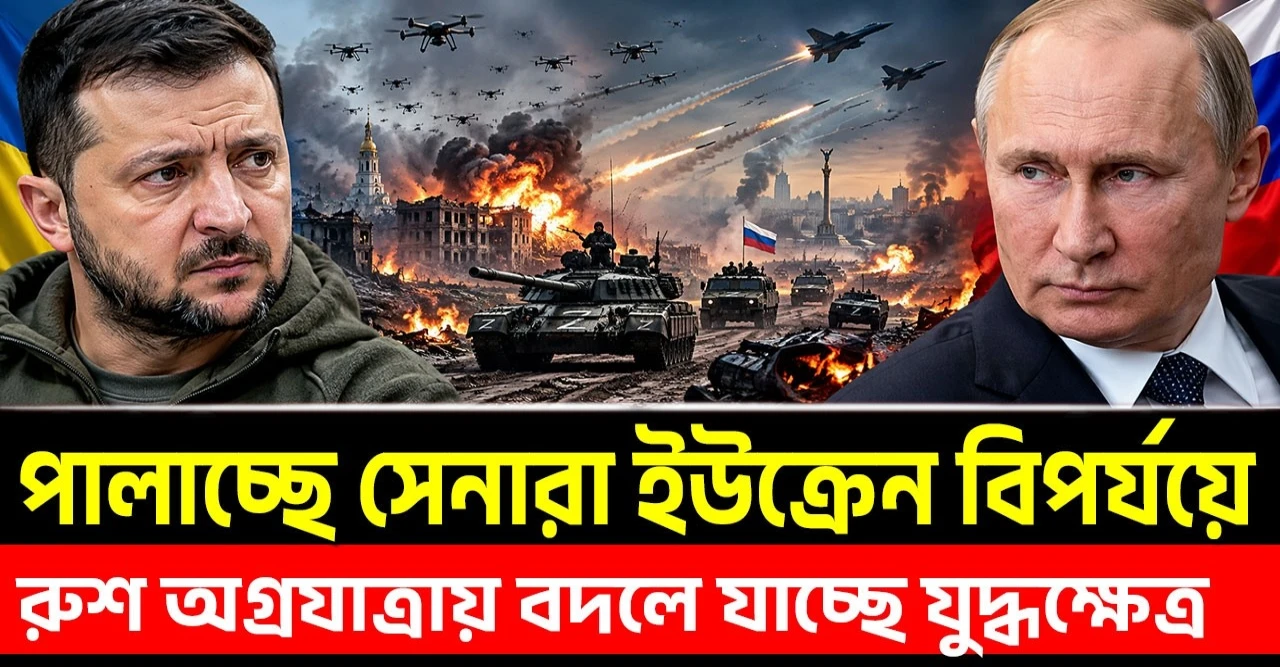 ইউক্রেনের সামনে বড় সংকট? রাশিয়ার অগ্রযাত্রা ও পশ্চিমা সহায়তার বাস্তব চিত্র