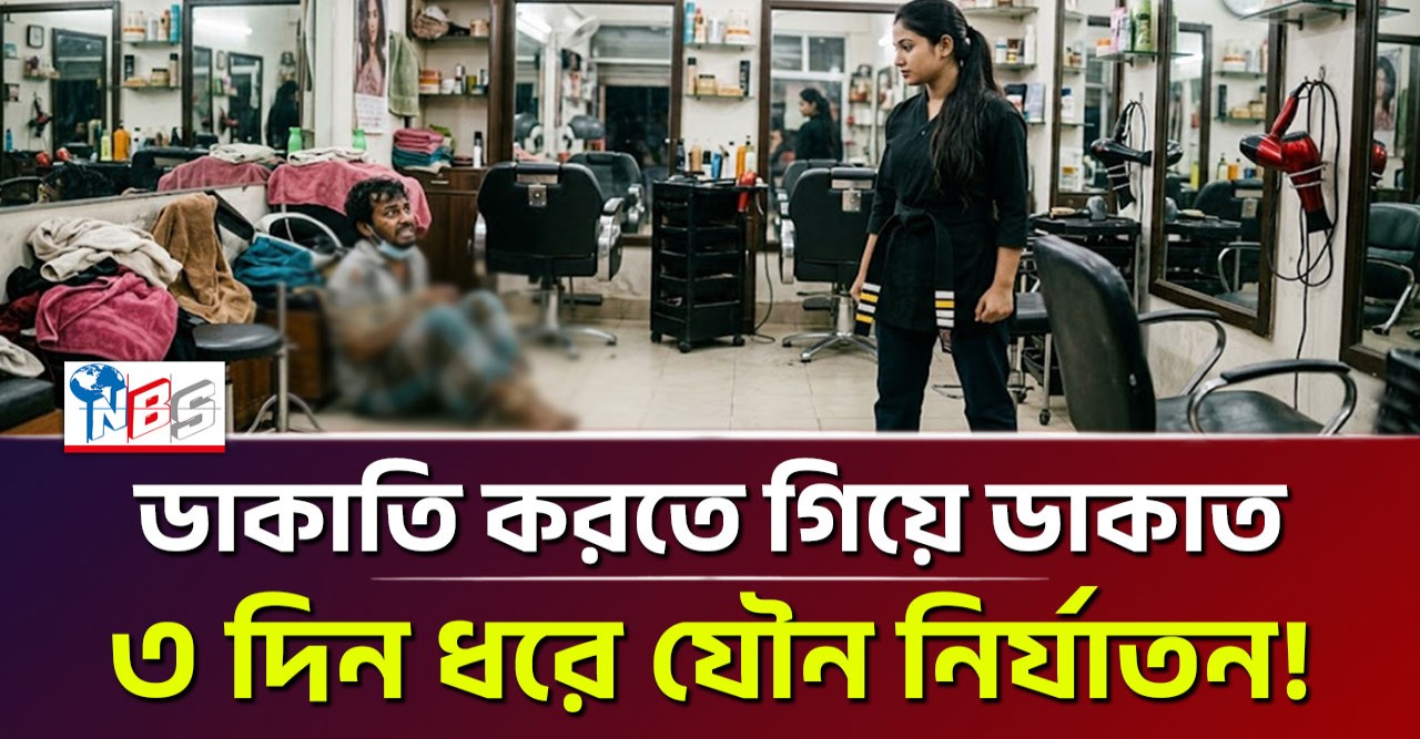 ডাকাতি করতে গিয়ে উল্টো বিপদে ডাকাত—স্যালোঁ মালকিনের বিরুদ্ধে তিন দিন ধরে যৌন নির্যাতনের অভিযোগ