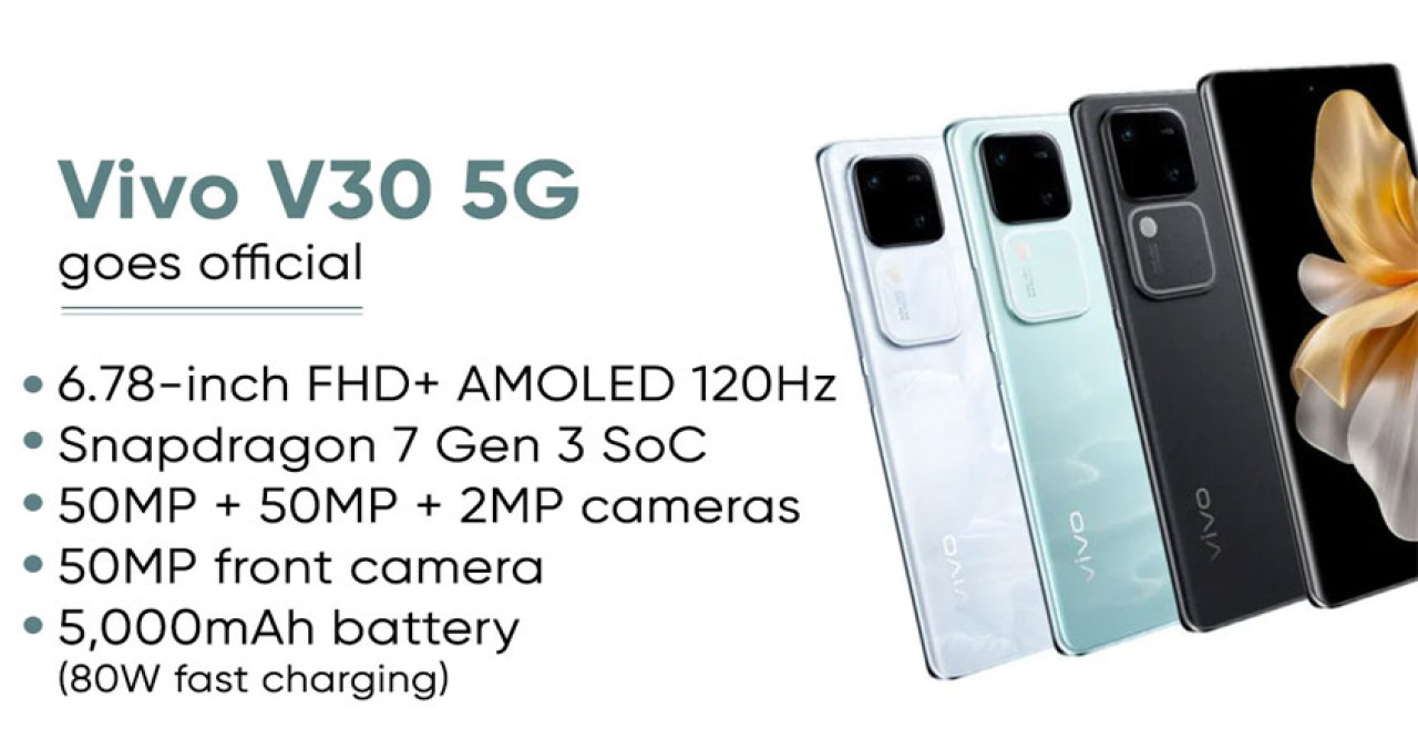 Vivo V30 5G: এক নজর ফোনের স্পেসিফিকেশন এবং দামে