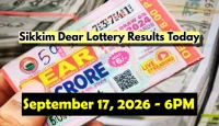 Sikkim Lottery Sambad 6PM Result Out Today: Official Winning Numbers and Prize Details for September 17