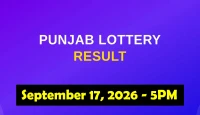 Punjab State Lottery 5 PM Draw – September 17, 2026