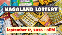 Nagaland Dear Fame Night 8 PM Lottery Result for September 17, 2026